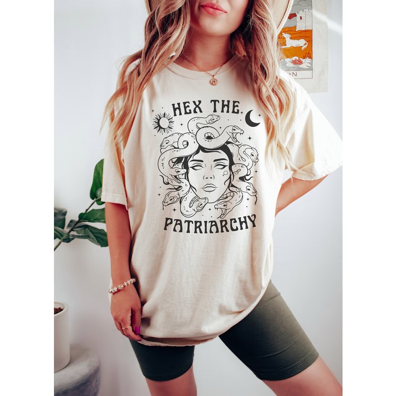 Medusa Snake Face Goddess Medusa T-shirt — T-shirts pour hommes