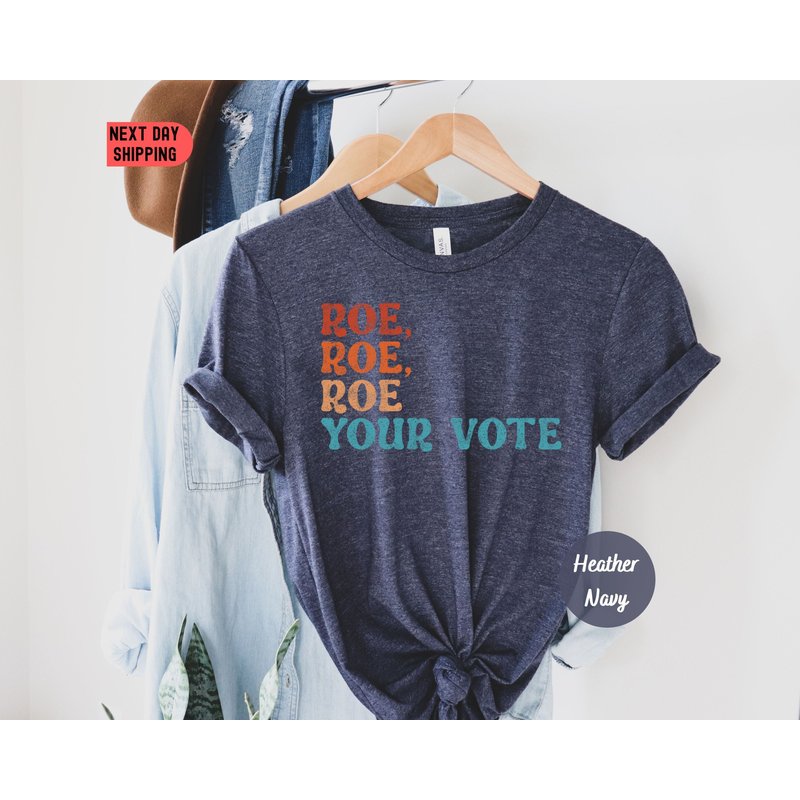 Vote Roe Roe Roe T-shirt — T-shirts pour hommes