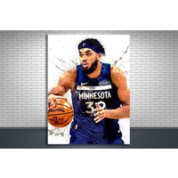 Karl Anthony Towns Poster, Minnesota Timberwolves — Posters & Prints