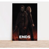 Halloween Ends Poster, Halloween Poster