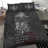 666 Pentagram Hail Satan Bedding Sets