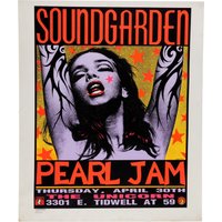 Soundgarden Chris Cornell Concert Poster Album Cover Rock N Roll Music Band — Posters & Prints