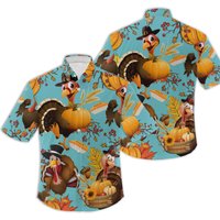 Turkey For Thanksgiving Hawaiian Shirt