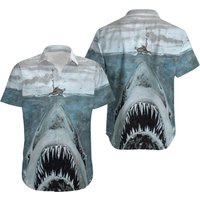 Jaws Shark Lover Hawaiian Shirt