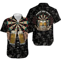 Darts And Beer That's Why I'm Here Hawaiian Shirt