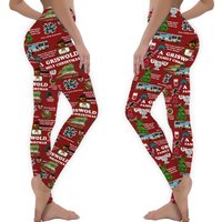 Christmas Vacation Collage Leggings