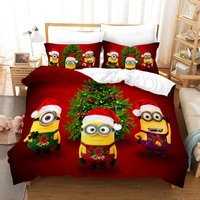 Christmas Minions Style Bedding Set
