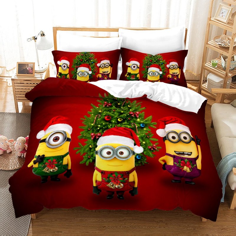 Christmas Minions Style Bedding Set — Housses de couette