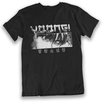 Yoongi Anime Black Unisex T-shirt, Suga Shirt, Min Yoongi Manga Shirt, Suga Manga Shirt