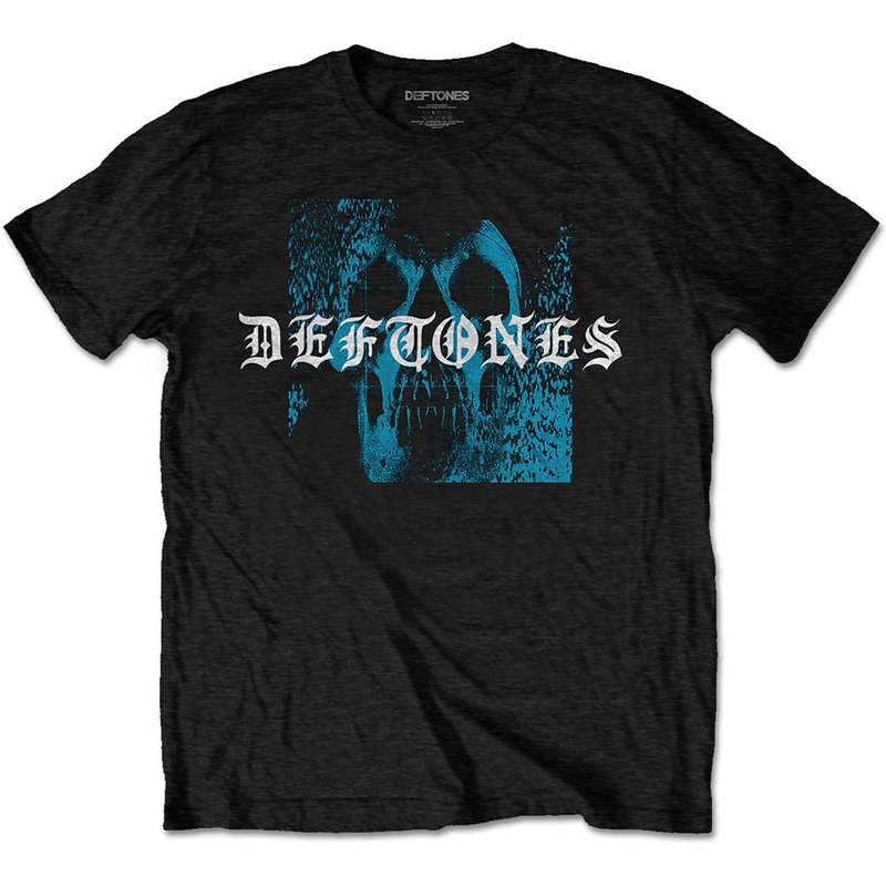 Deftones Static Skull Official Tee T-shirt — T-shirts pour hommes