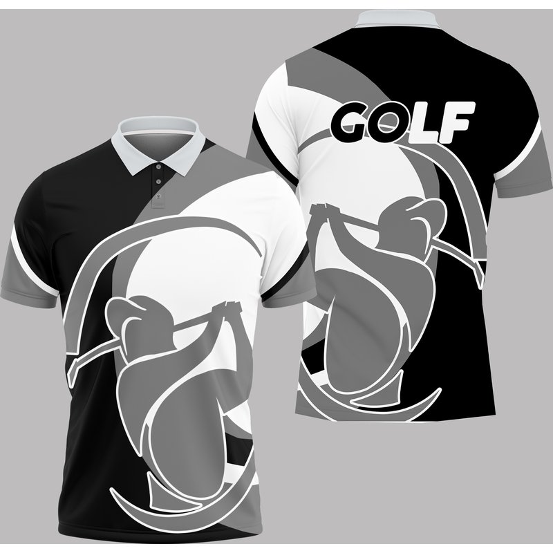 Custom Golf Polo Shirt — Chemises décontractées pour hommes