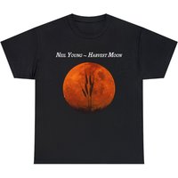 Neil Young Harvest Moon T-shirt, Neil Young Shirt, Country Rock Music T-shirt