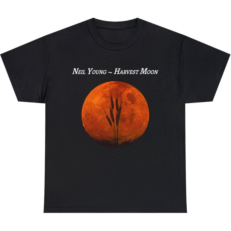Neil Young Harvest Moon T-shirt, Neil Young Shirt, Country Rock Music T-shirt — T-shirts pour hommes