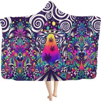 Brizland Hooded Blanket, Hooded Sherpa Blanket