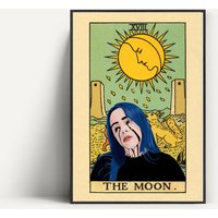 Billie Eilish Custom The Moon Tarot Card Poster — Posters & Prints