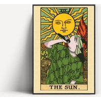 Billie Eilish Custom The Sun Tarot Card Poster — Posters & Prints