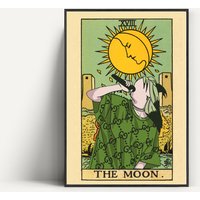 Billie Eilish Custom The Moon Tarot Card Poster — Posters & Prints