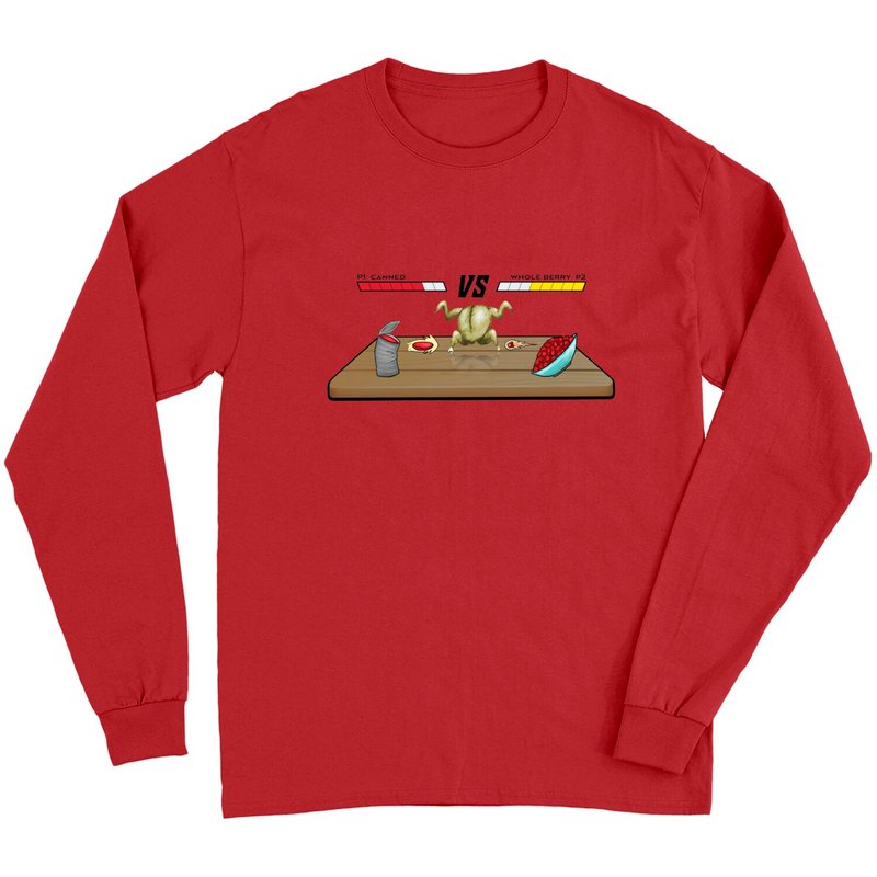 Battle For Cranberry Supremacy - Thanksgiving - Long Sleeves — T-shirts pour hommes