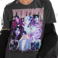 Enhypen Tshirt Kpop Bootleg Manifesto Concert Vintage Tee
