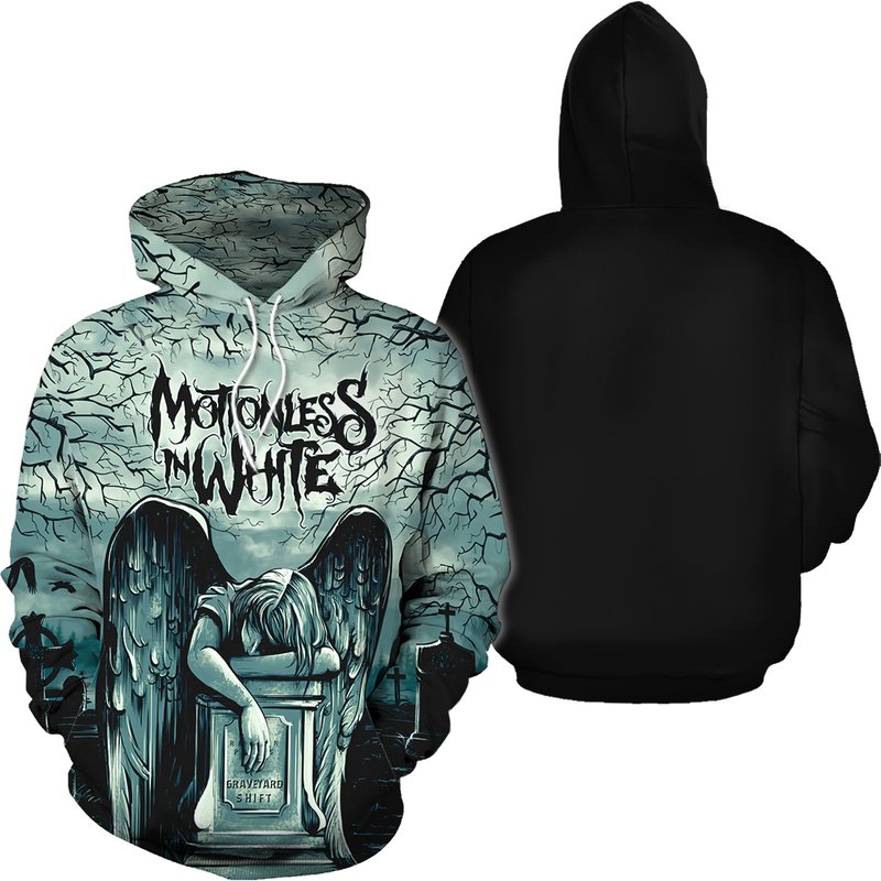 Vintage Motionless In White Hoodie 3d