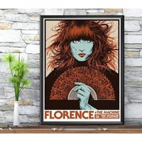 Florence And The Machine Concert Poster, Dance Fever Poster — Posters & Prints