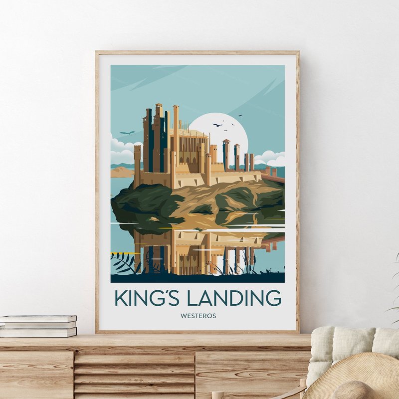 King's Landing Print - Westeros, Game Of Thrones Poster — Posters & Prints