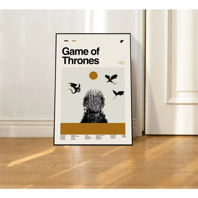 Game Of Thrones Minimalist Poster — Posters & Prints