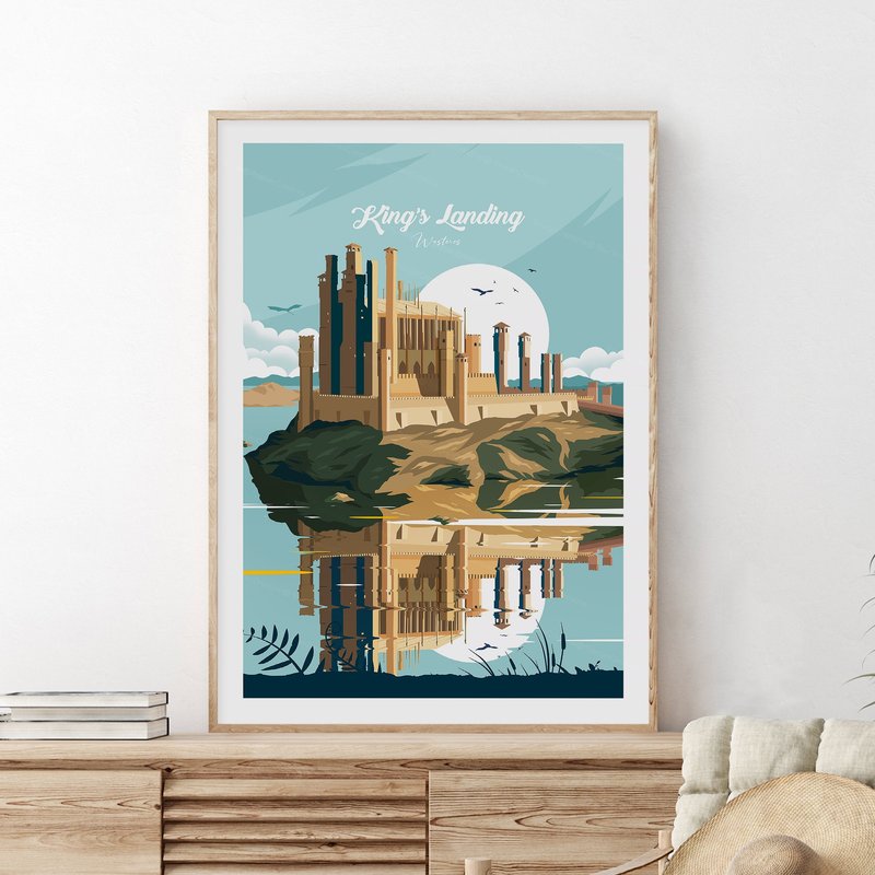 King's Landing - Westeros, Game Of Thrones Poster — Posters & Prints