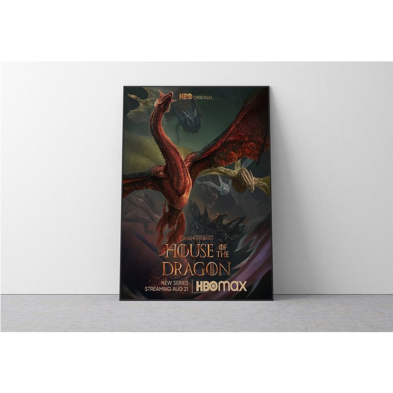 House Of The Dragon Poster Game Of Thrones Poster — Posters & Prints