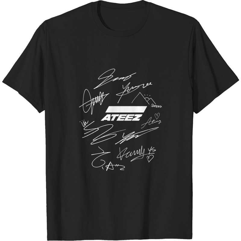 Ateez Signature Shirt, Ateez The Fellowship Tour 2022 Kpop Shirt