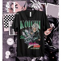 Vintage Koichi Hirose Jojo's Bizzare Adventure T-shirt — T-shirts pour hommes