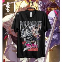Vintage Jean Pierre Polnareff Jojo's Bizzare Adventure T-shirt — T-shirts pour hommes