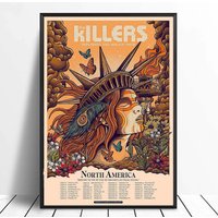 Imploding The Mirage Tour 2022- The Killers North American 2022 Tour Poster