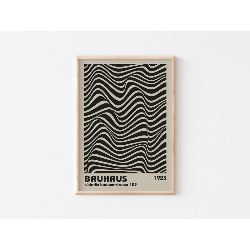 Bauhaus Exhibition Poster, Printable Home Decoration