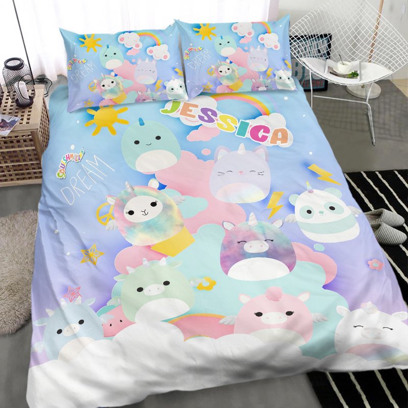 Squishmallow Personalized Bedding Set — Housses de couette