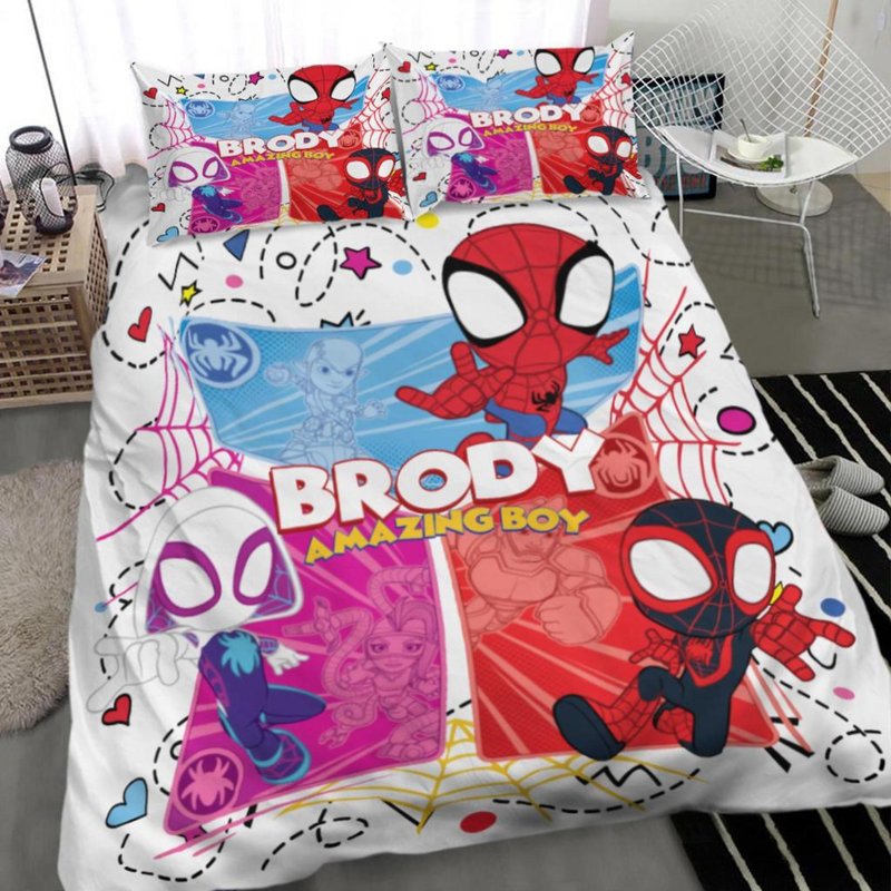 Spidey And His Amazing Friends Bedding Set — Duvet Covers