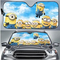 Funny Minion Car Sun Shades