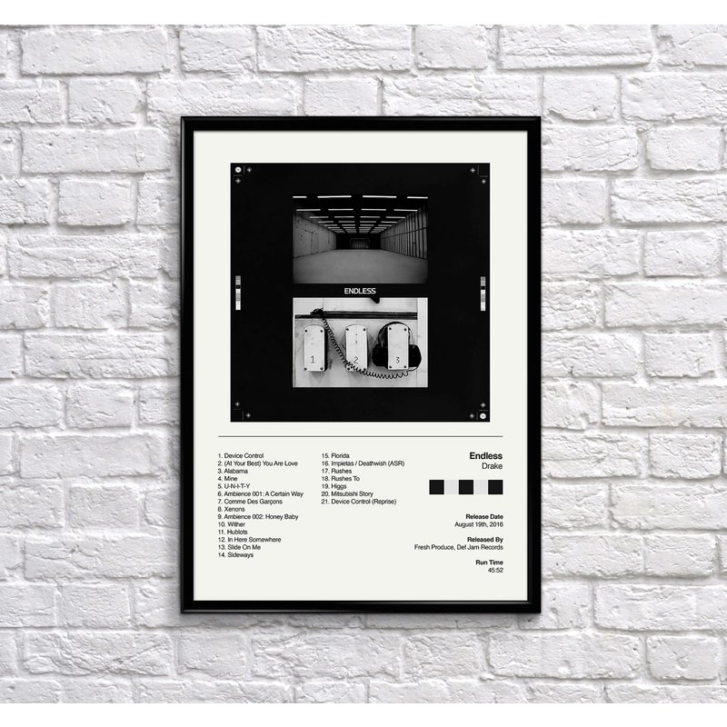 Frank Ocean Endless Album Poster — Posters & Prints
