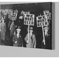 We Want Beer Poster - Vintage Print - Bar Wall Art — Posters & Prints
