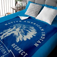 Native American Indian Pride Respect Design Pullover Baby Blankets — Baby Blankets
