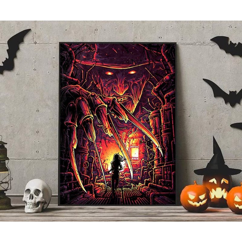 Freddy Krueger Poster, Halloween Poster