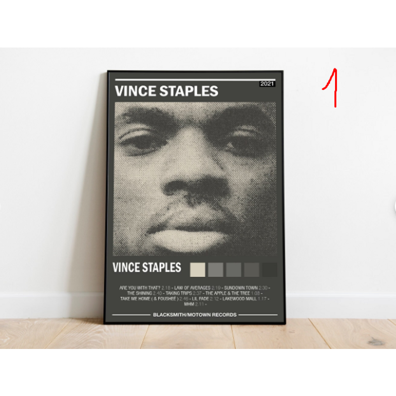 Vince Staples - Vince Staples - Album Poster — Posters & Prints