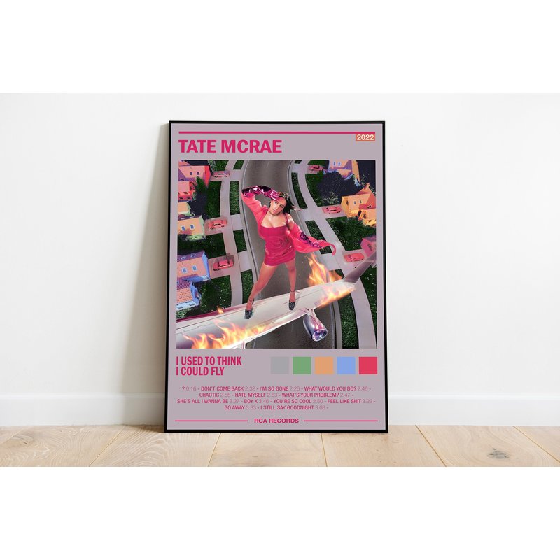 Tate Mcrae - I Used To Think I Could Fly - Album Poster — Posters & Prints