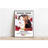 Shania Twain - Come On Over - Album Poster — Posters & Prints