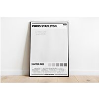 Chris Stapleton - Starting Over - Album Poster