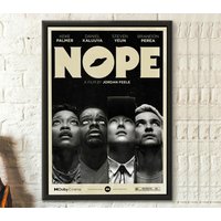 Nope Jordan Peele Movie Poster, Nope 2022 Movie Poster