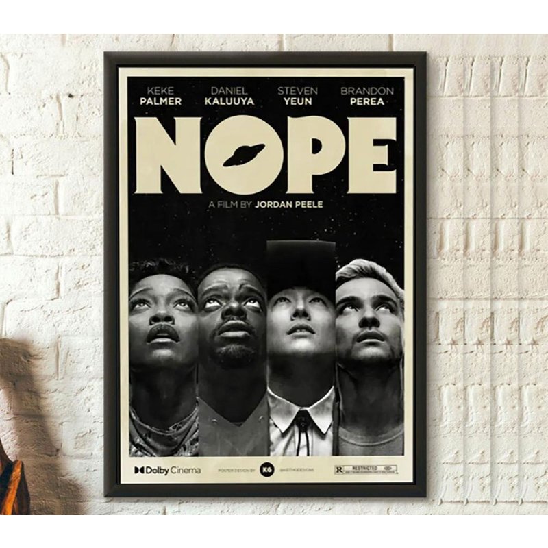 Nope Jordan Peele Movie Poster, Nope 2022 Movie Poster — Affiches et impressions