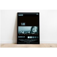 Diamond Life Album Poster - Sade Artwork