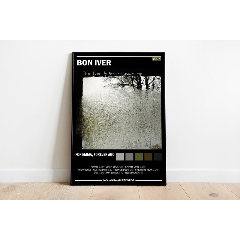 Bon Iver - For Emma, Forever Ago - Album Poster — Posters & Prints
