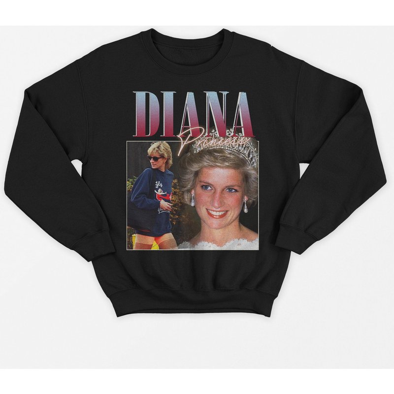 Princess Diana Vintage Unisex Sweatshirt — Sweats à capuche pour hommes
